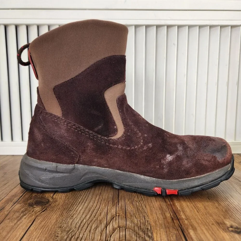 LL Bean Thinsulate Insulated Winter Boots Mens Size 10 M Brown Suede Outdoors